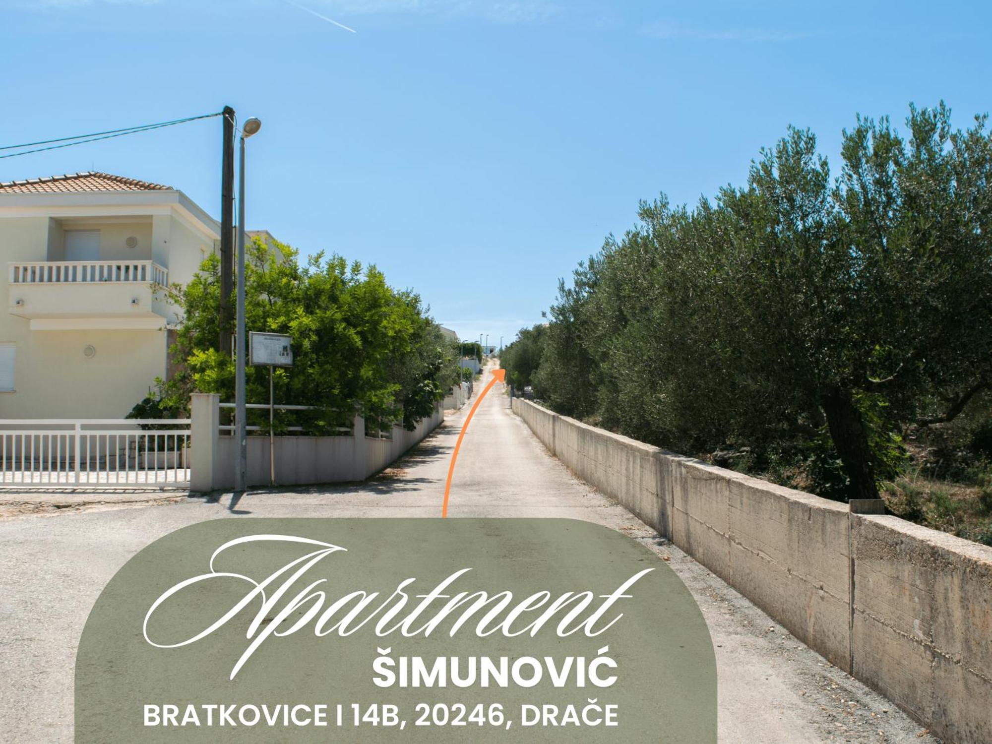 Apartment Simunovic Drače Eksteriør billede