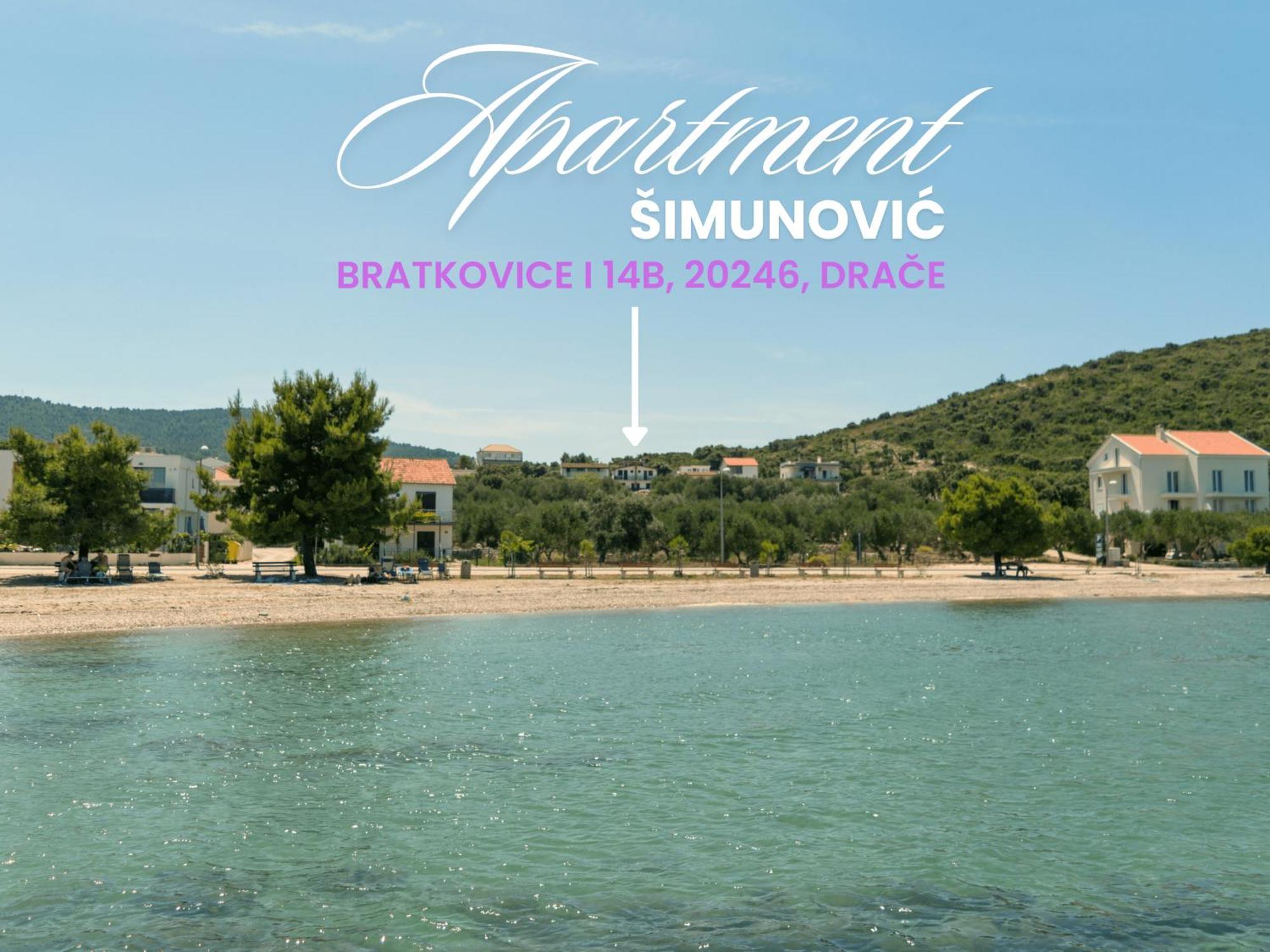 Apartment Simunovic Drače Eksteriør billede